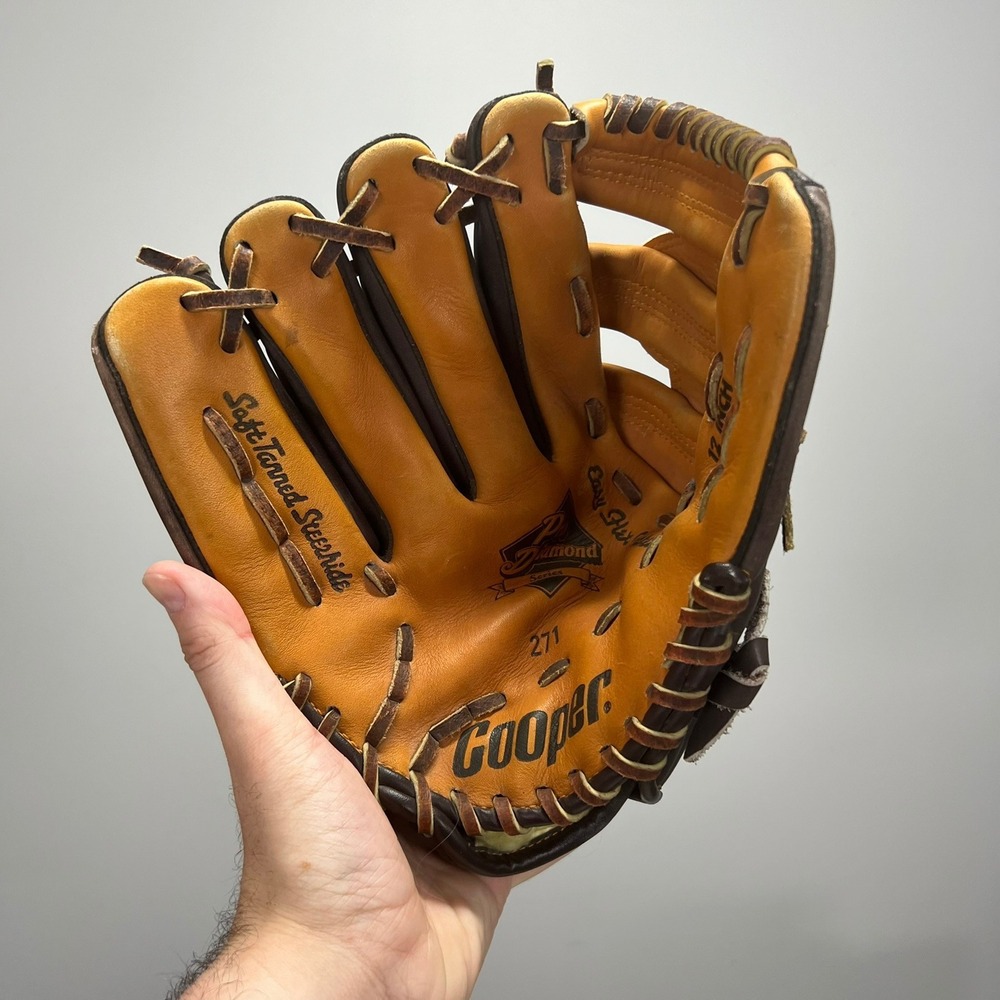 Cooper Pro Diamond Series 271 Baseball Glove 12 Inch Soft Tanned Steerhide RHT